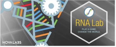 RNA lab (a joint collaboration of Eterna and NOVA) is a marquee banner app in the Chrome Web store. And RNA lab is now part of NOVA’s partner collection in Khan Academy.