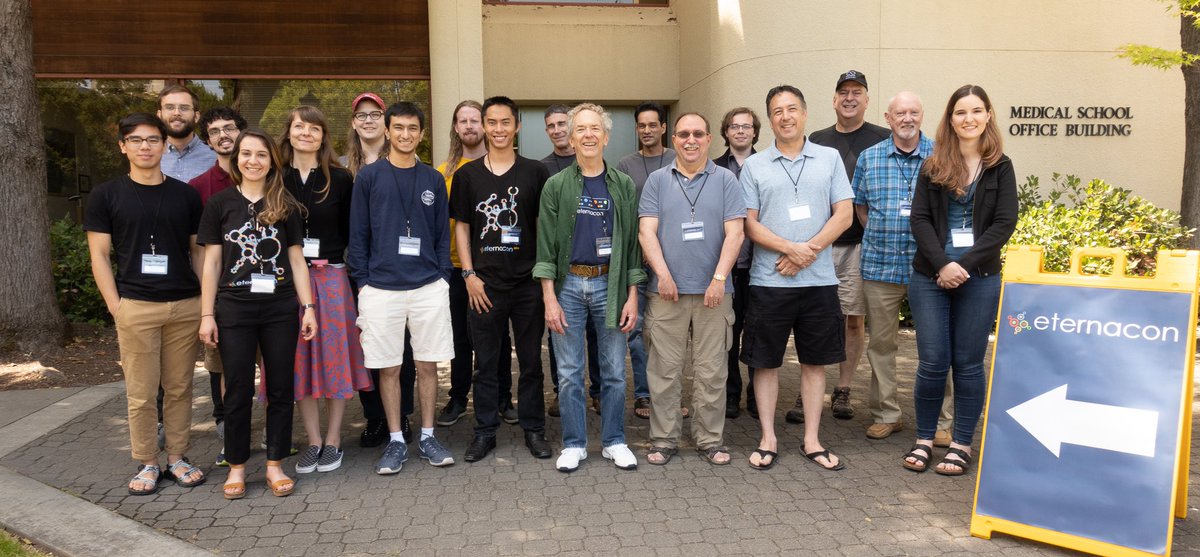 The fifth annual EternaCon was held at Stanford University on July 20-21 2019! Much of our lab was there as we discuss the next ambitious moonshots for this exciting project. Check out the schedule of events at http://eternawiki.org/wiki/index.php5/Eternacon.