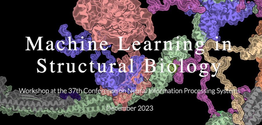 Rhiju spoke at the MLSB workshop at NeurIPS on Dec. 15, 2023, in New Orleans. We announced results of the Ribonanza competition. Impressive models came in from many teams demonstrating the deep learning of RNA structure from a data set involving 2.1M RNA sequences. But it’s not over yet — different models predict different answers for new RNAs — stay tuned for Ribonanza 2!